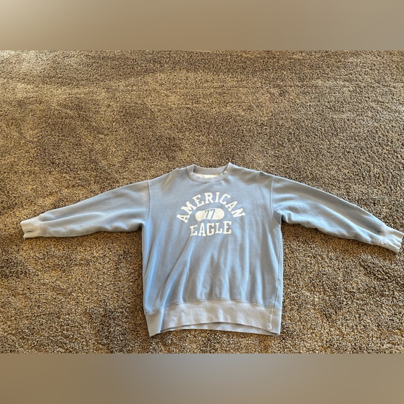Blue American eagle crewneck - Picture 1 of 3